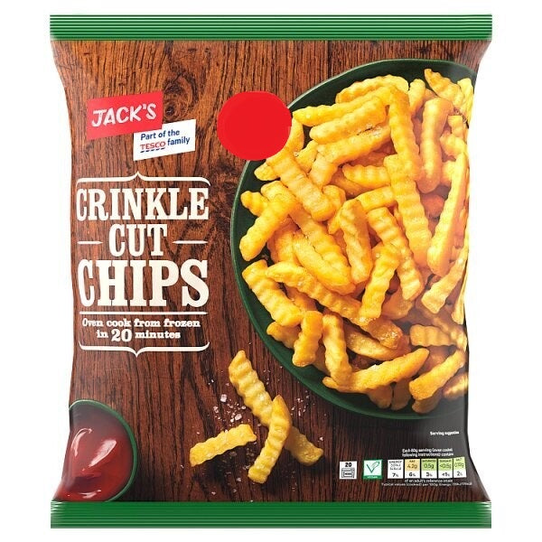 Jack's Crinkle Cut Chips 750g PM £1.69