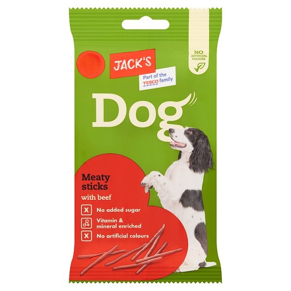Jack's Dog Meaty Sticks with Beef 100g