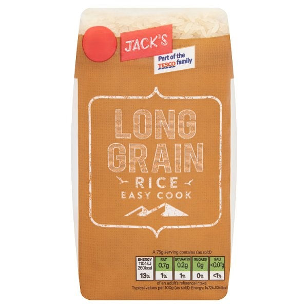 Jack's Long Grain Rice 500g PM £1.29