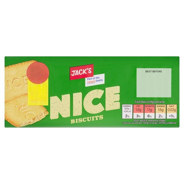 Jack's Nice Biscuits 200g Pm 85p