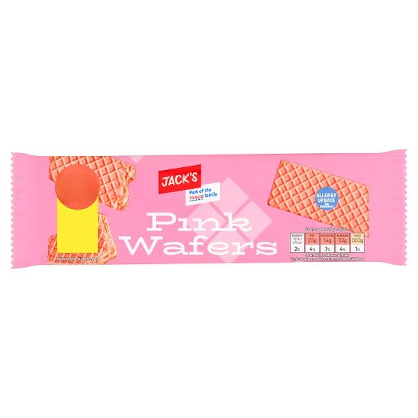 Jack's Pink Wafers 100g