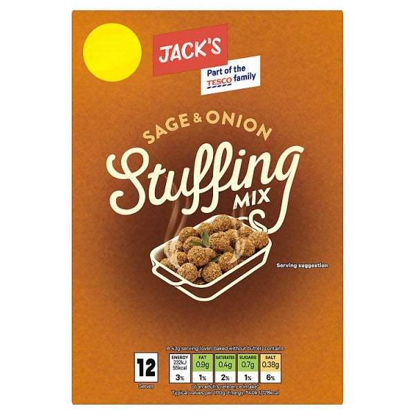 Jack's Sage & Onion Stuffing Mix 170g PM £1.35