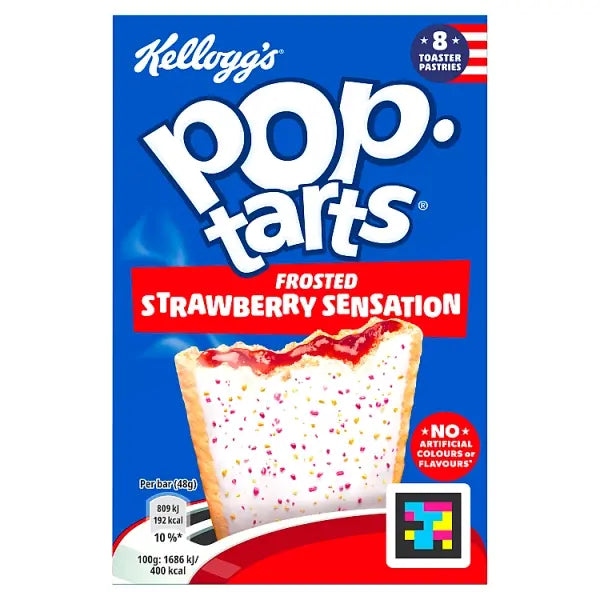 Kelloggs Pop Tarts Strawberry 8pk