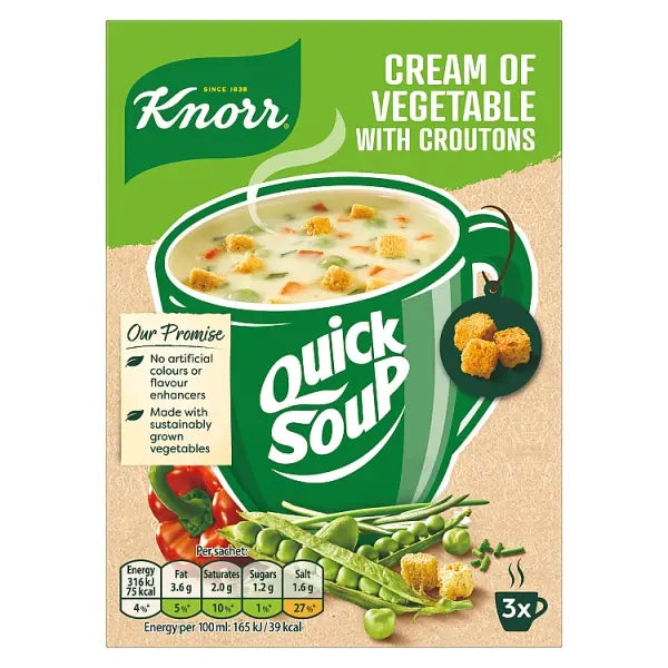 Knorr Quicksoup Vegetable 3's