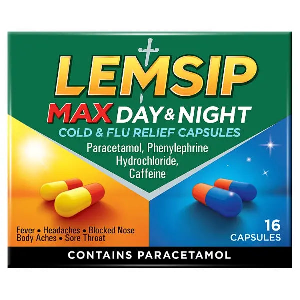 Lemsip Max Day & Night Capsules 16's
