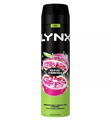 Lynx Aerosol Body Spray Epic Fresh 200 ml