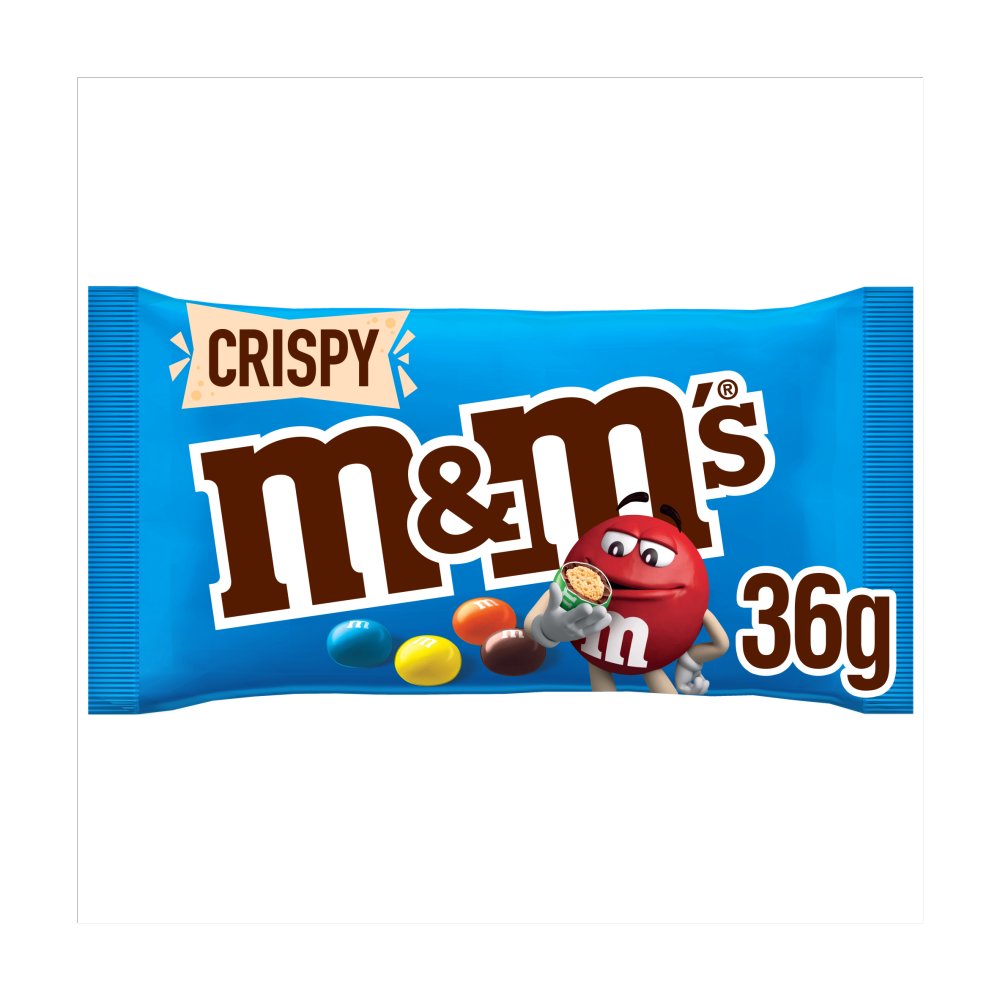 M&M'S Milk Chocolate Crispy Bag 36g