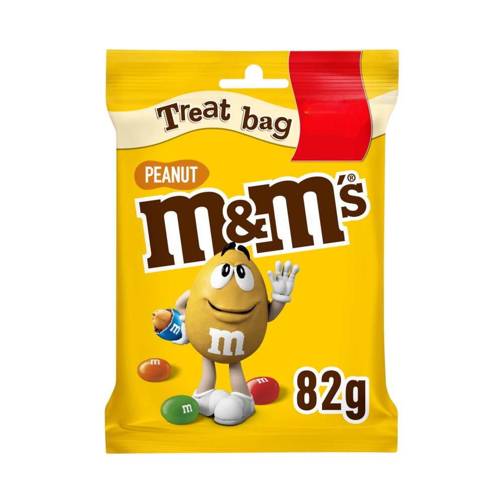 M&M's Milk Chocolate Peanut £1.69 PMP Bag 82g