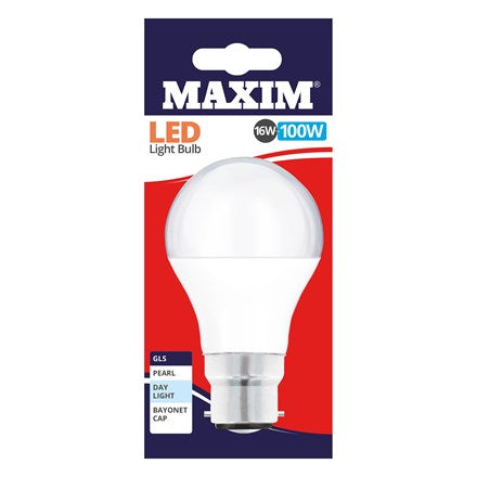 Maxim 100w Bc Gls Day Light White