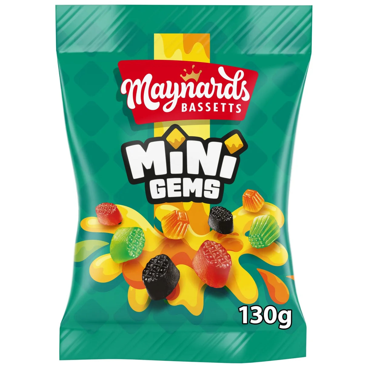 Maynards Bassetts Mini Gems Sweets Bag £1.35 Pm 130g