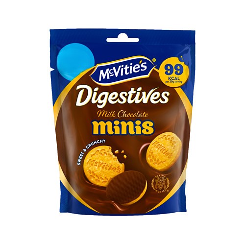 Mcvities Mini Chocolate Digestives Pouch Pm1.25 80g