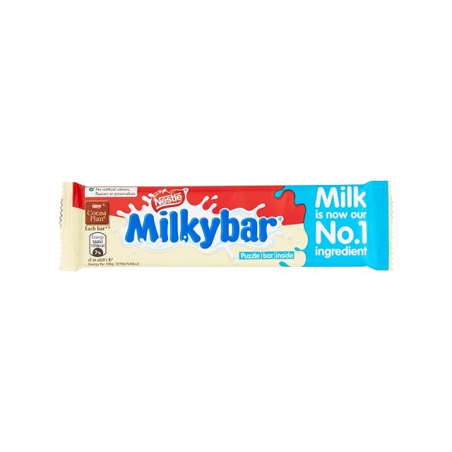 Milkybar White Chocolate Bar 25g PMP 75p