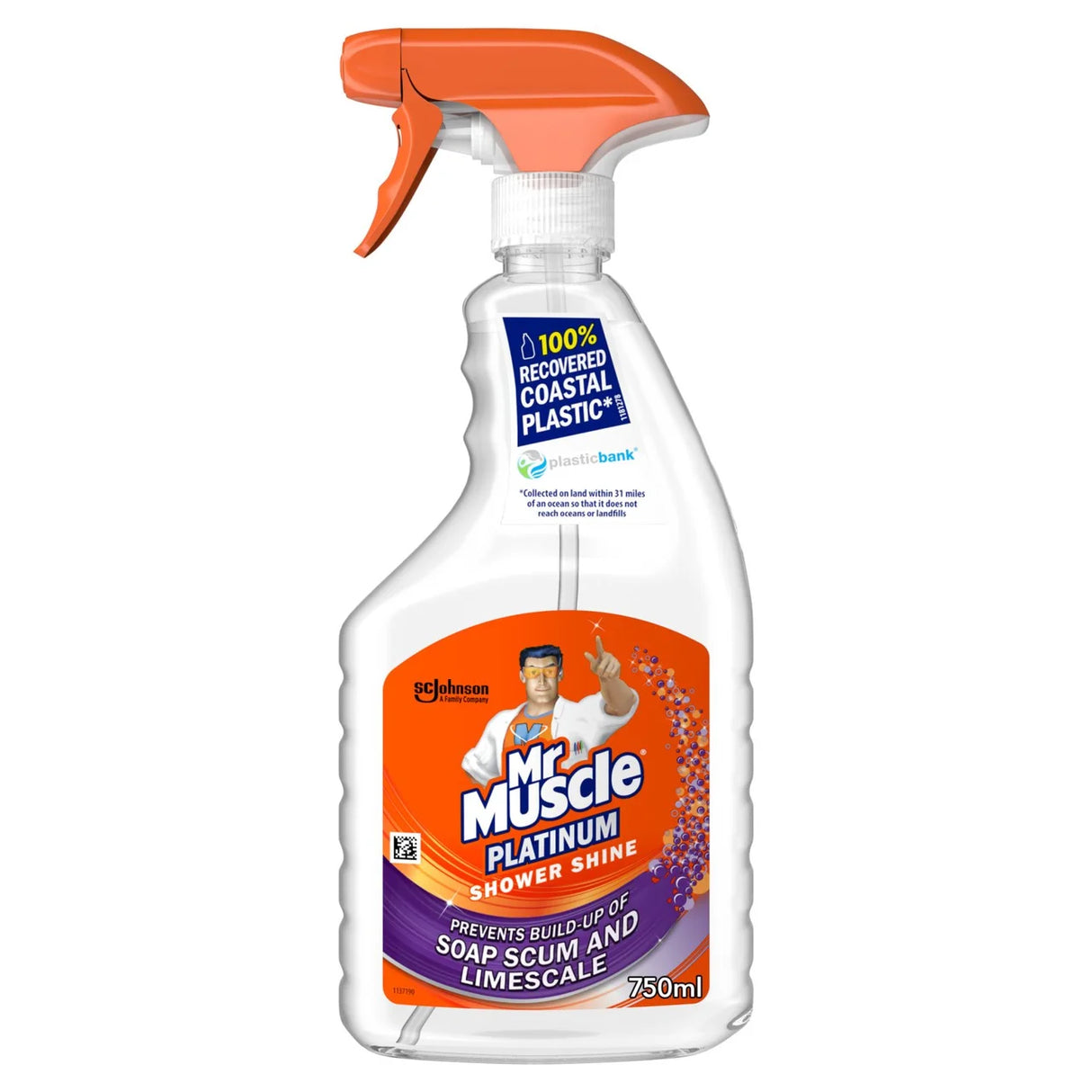 Mr Muscle Platinum Shower Pm £2.75 750ml