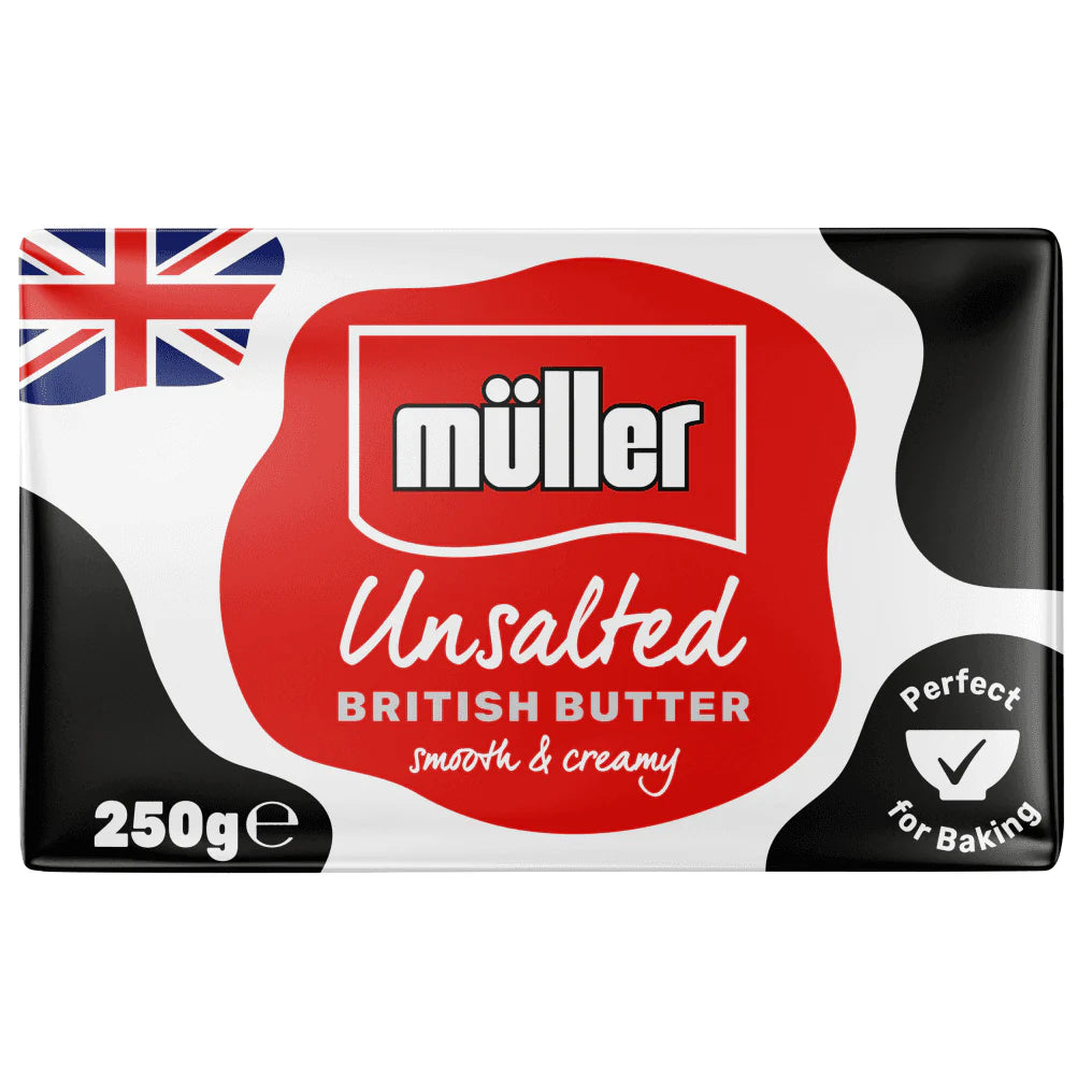 Müller Unsalted British Butter 250g