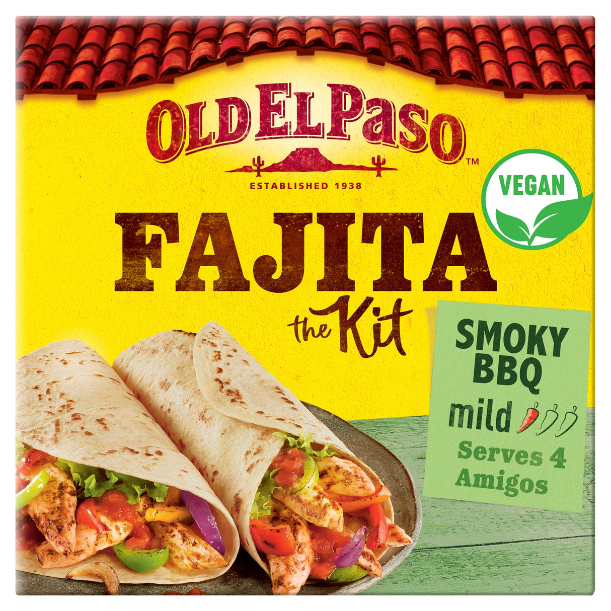 Old El Paso Fajita the Kit Smoky BBQ 500g PM £3.79
