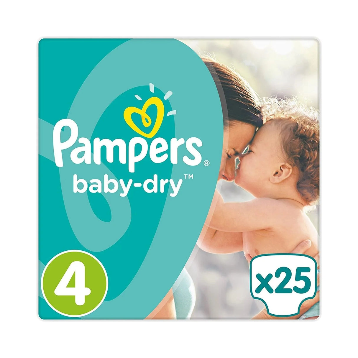 Pampers Baby-Dry Size 4, 25 Nappies, 9kg-14kg PM £6.49