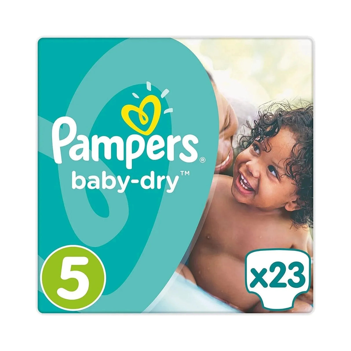 Pampers Baby-Dry Size 5, 23 Nappies, 11kg-16kg PM £6.49