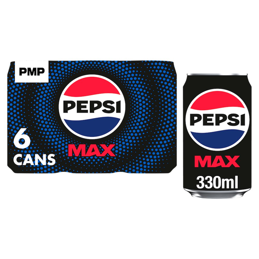 Pepsi Cola Max 6 Pack £3.19 330ml