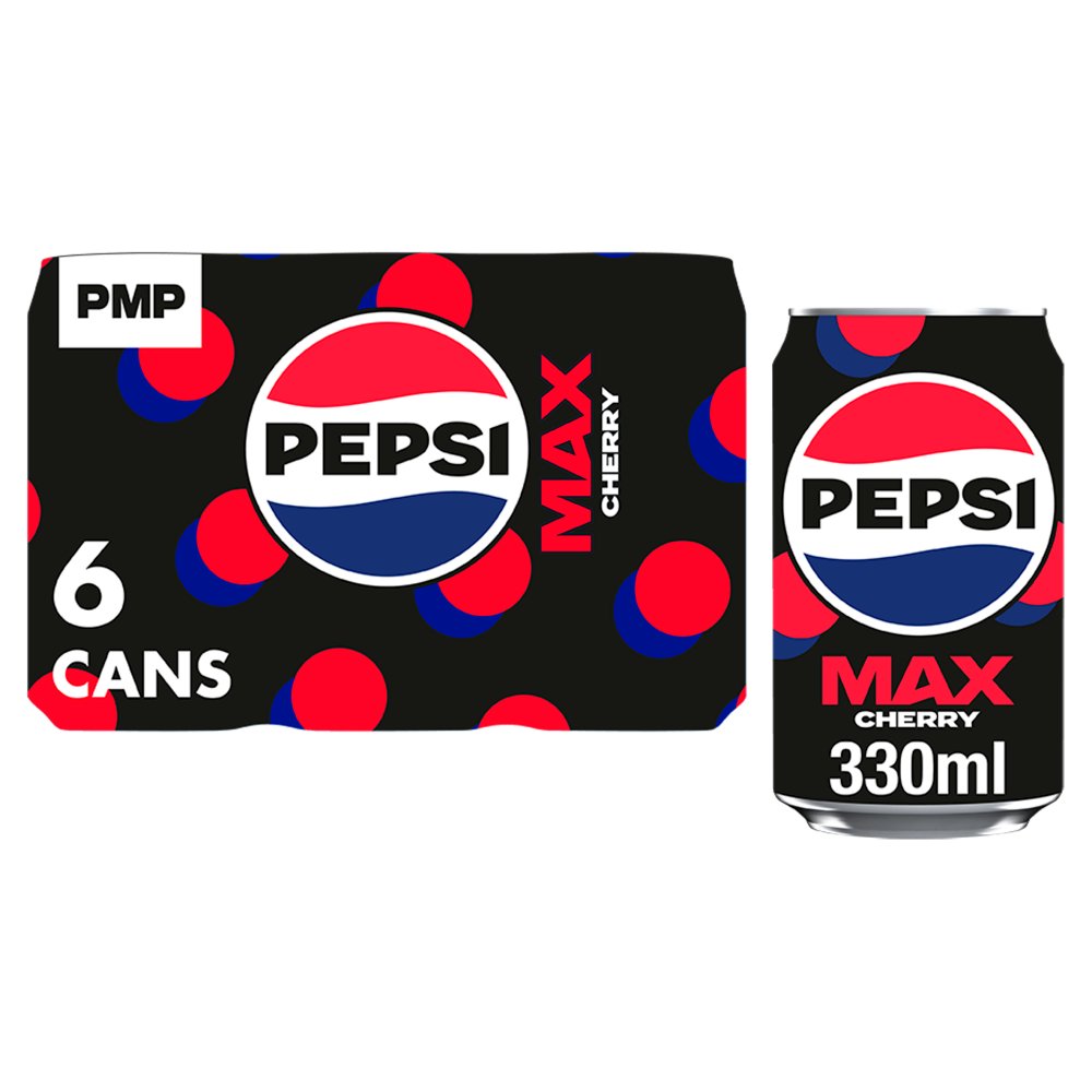 Pepsi Cola Max Cherry 6 Pack £3.19 330ml