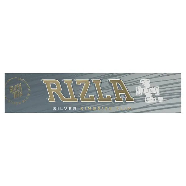Rizla Kingsize Slim Silver Rolling Papers