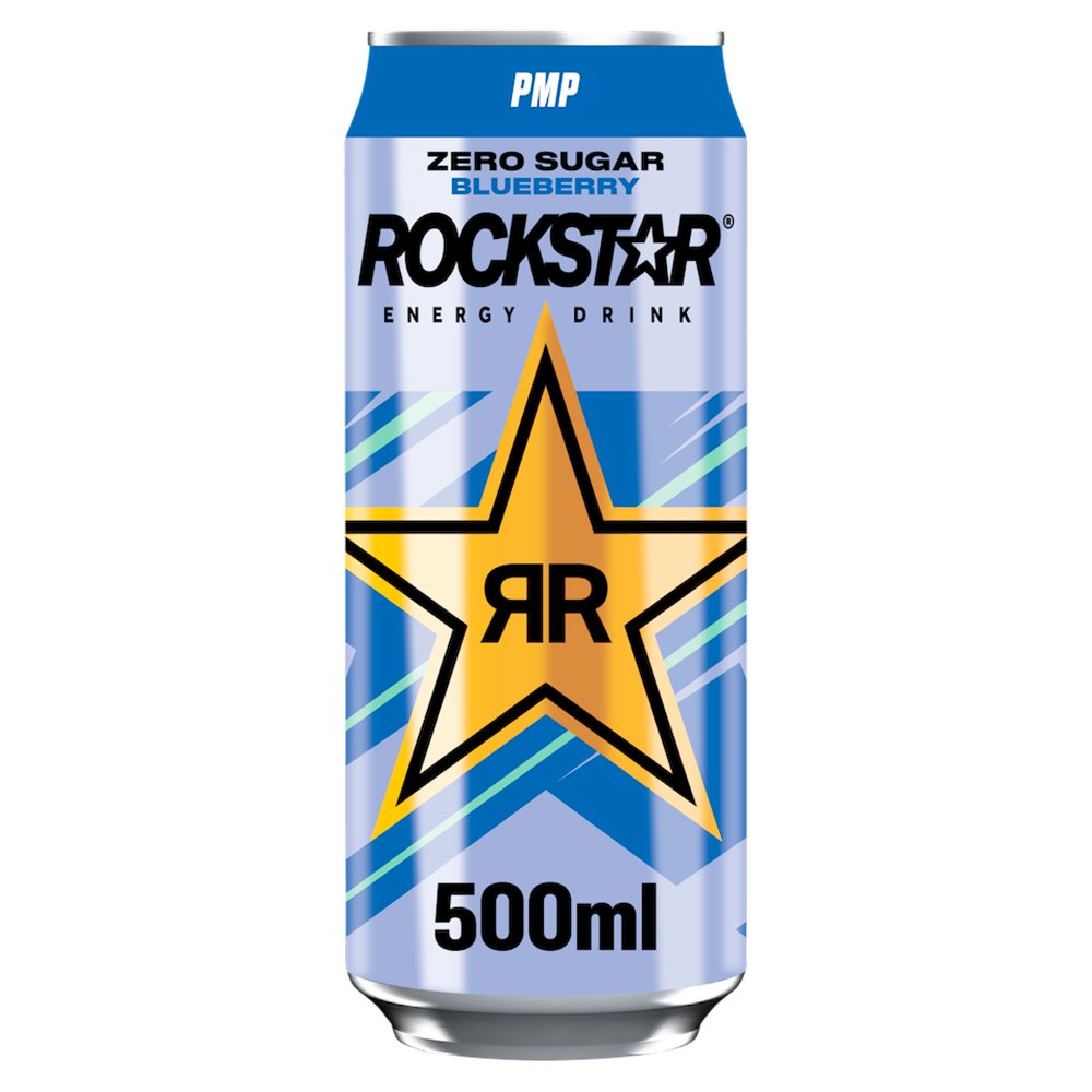 Rockstar Blueberry Sugar Free Pm £1.29 2 For £2 500ml