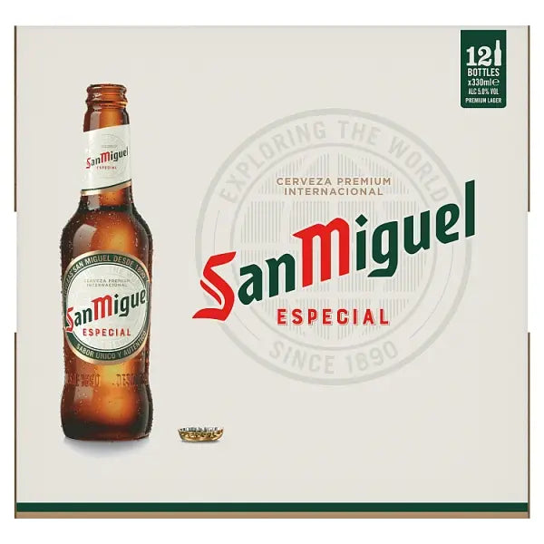 San Miguel 12 Pack Bottle 330ml