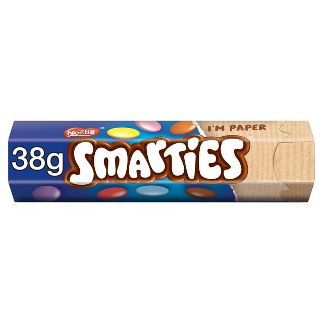 Smarties Milk Chocolate Tube 38g PMP 75p