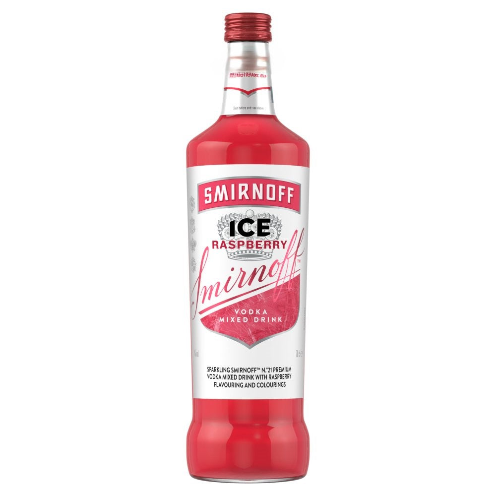 Smirnoff Ice Raspberry Vodka Pm £3.49 4% 70cl