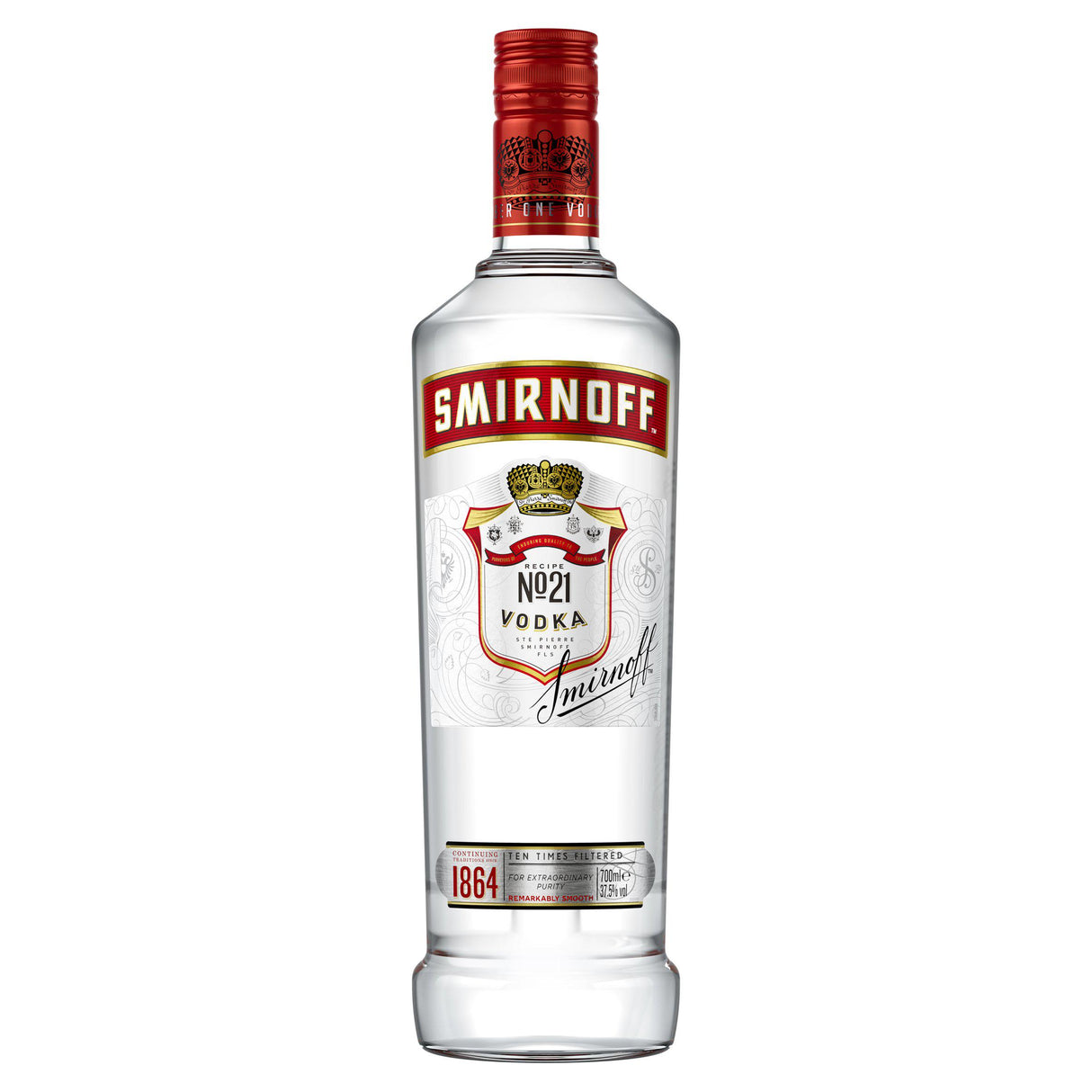 Smirnoff No. 21 Red Label Vodka Pm £16.99 37.5% 70cl