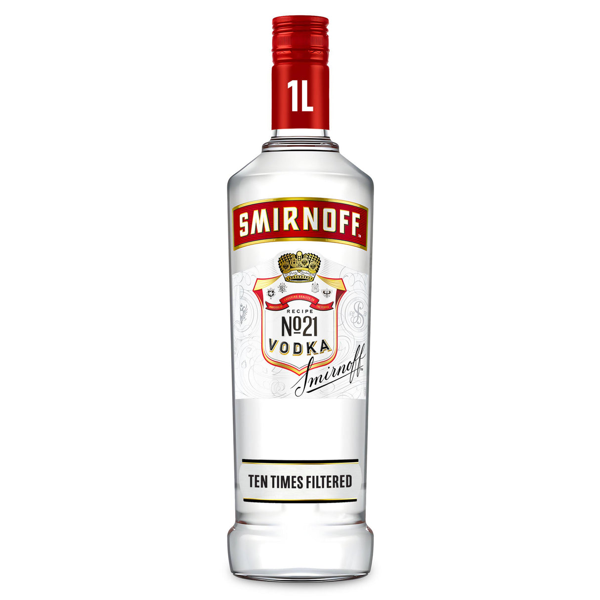 Smirnoff No. 21 Red Label Vodka Pm £22.79 37.5% 1ltr