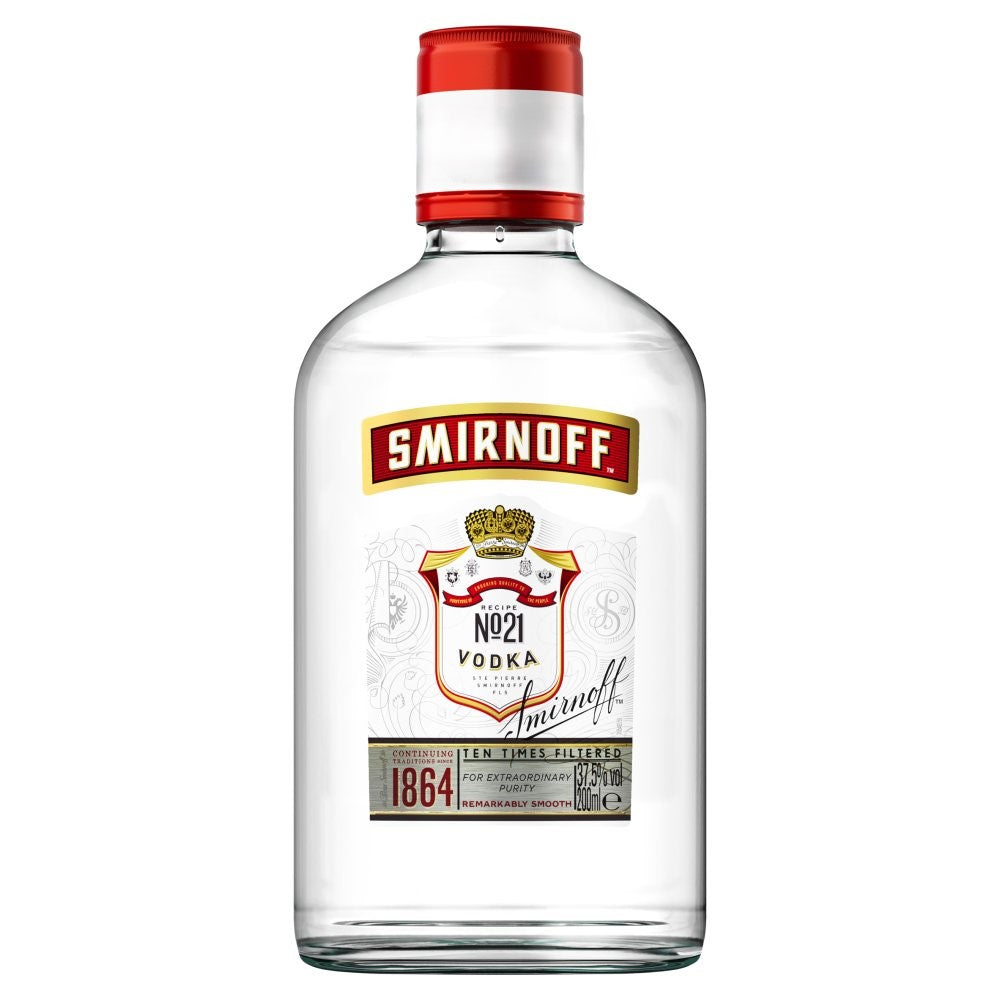 Smirnoff No. 21 Red Label Vodka Pm £6.29 37.5% 20cl