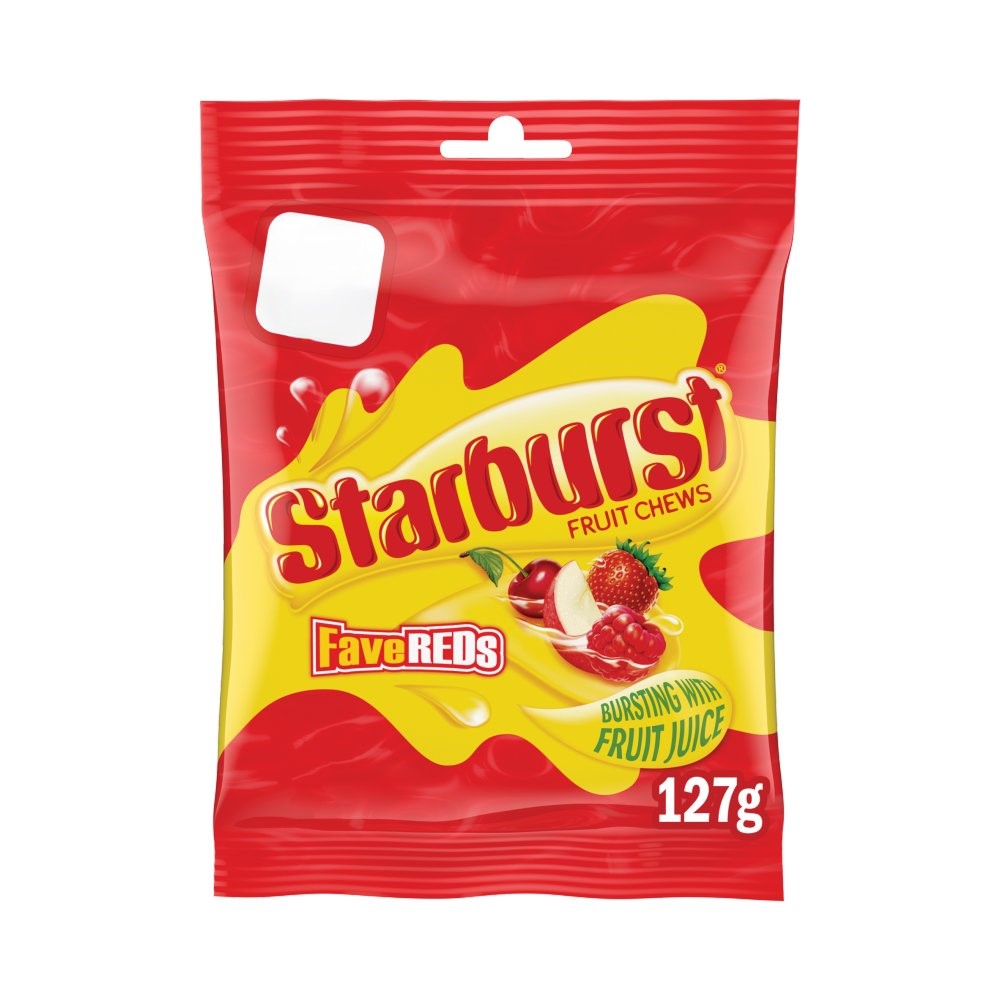 Starburst Fave Reds Treat Bag Pm £1.00 127g