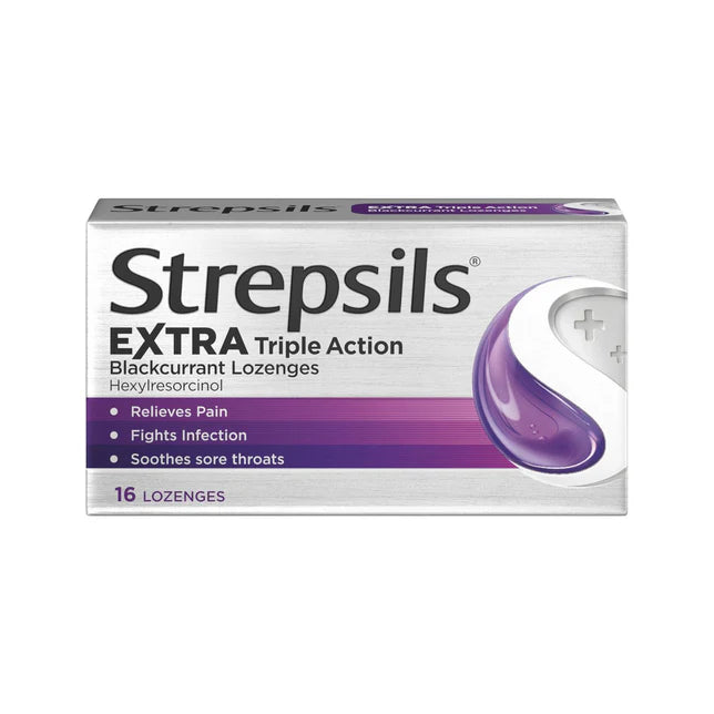 Strepsils Tripe Action Blackcurrant