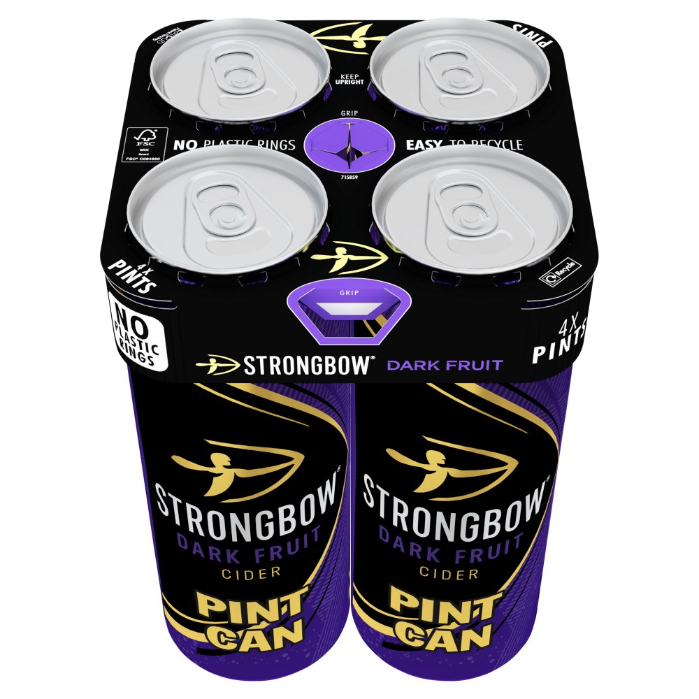 Strongbow Darkfruit Cider Cans 4x568ml
