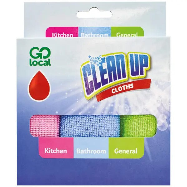 Super Bright 4 Microfibre Cloths
