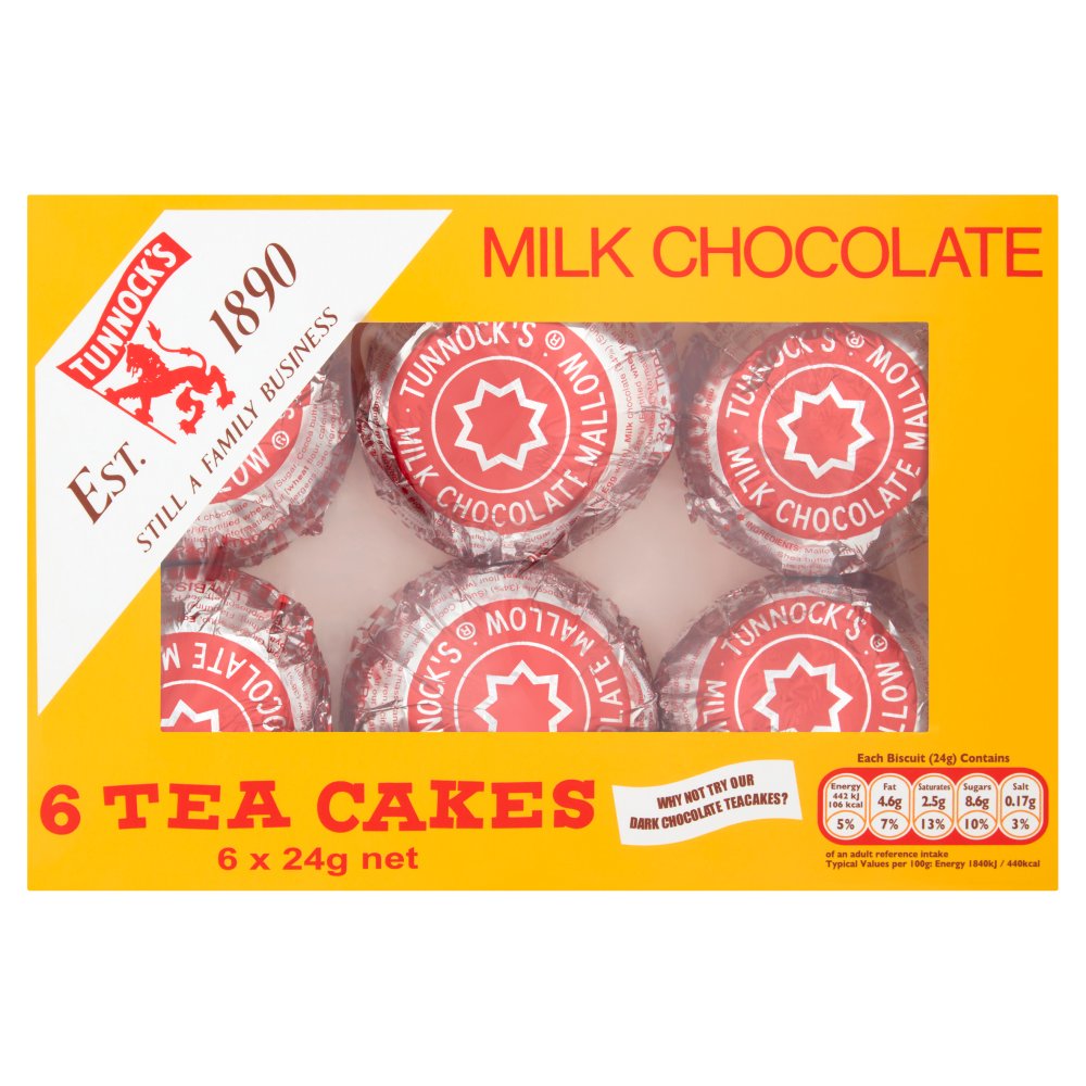 Tunnocks Chocolate Teacakes 6's
