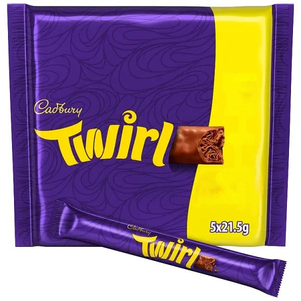Cadbury Twirl 5 Pk Multipack £1.99 Pm 108g