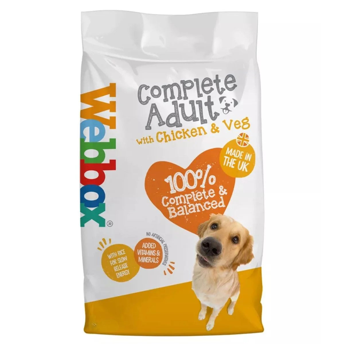 Webbox Complete Dog Food Chicken Vat Free 2kg