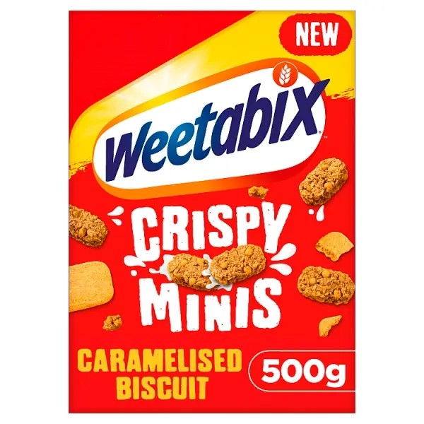 Weetabix Minis Crispy Caramelised Biscuit Pm £3.89 500g