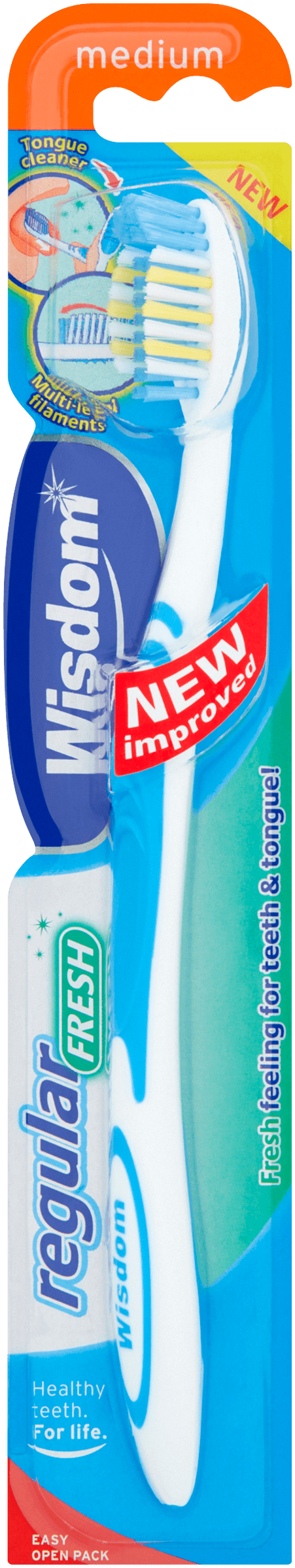 Wisdom Regular Fresh Medium Toothbrush Single