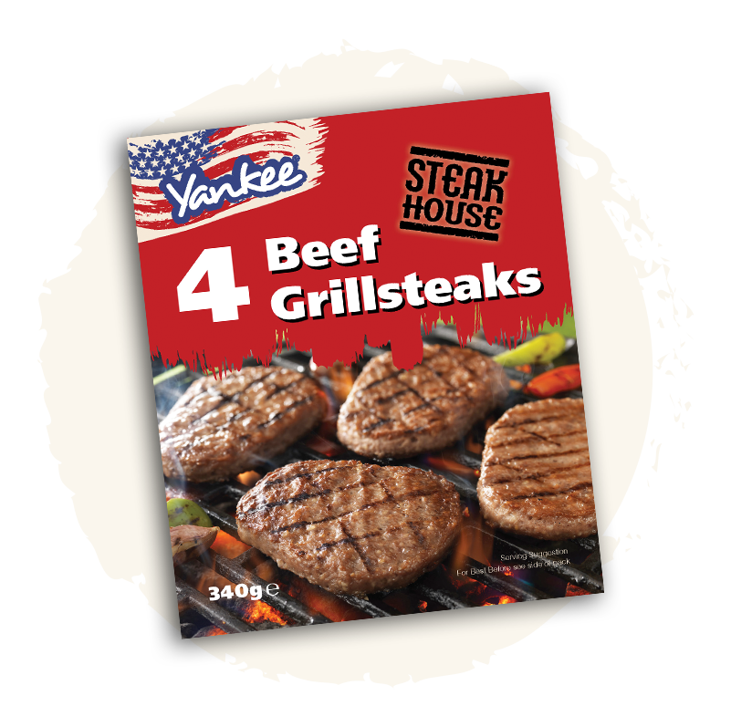Yankee Beef Grillsteaks PM £3.29
