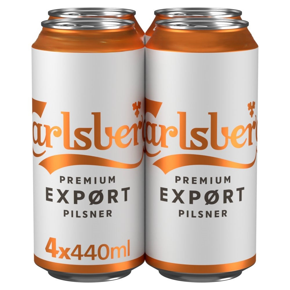 Carlsberg Export 4 Pack Can Pm £6.25 4.8% 440ml