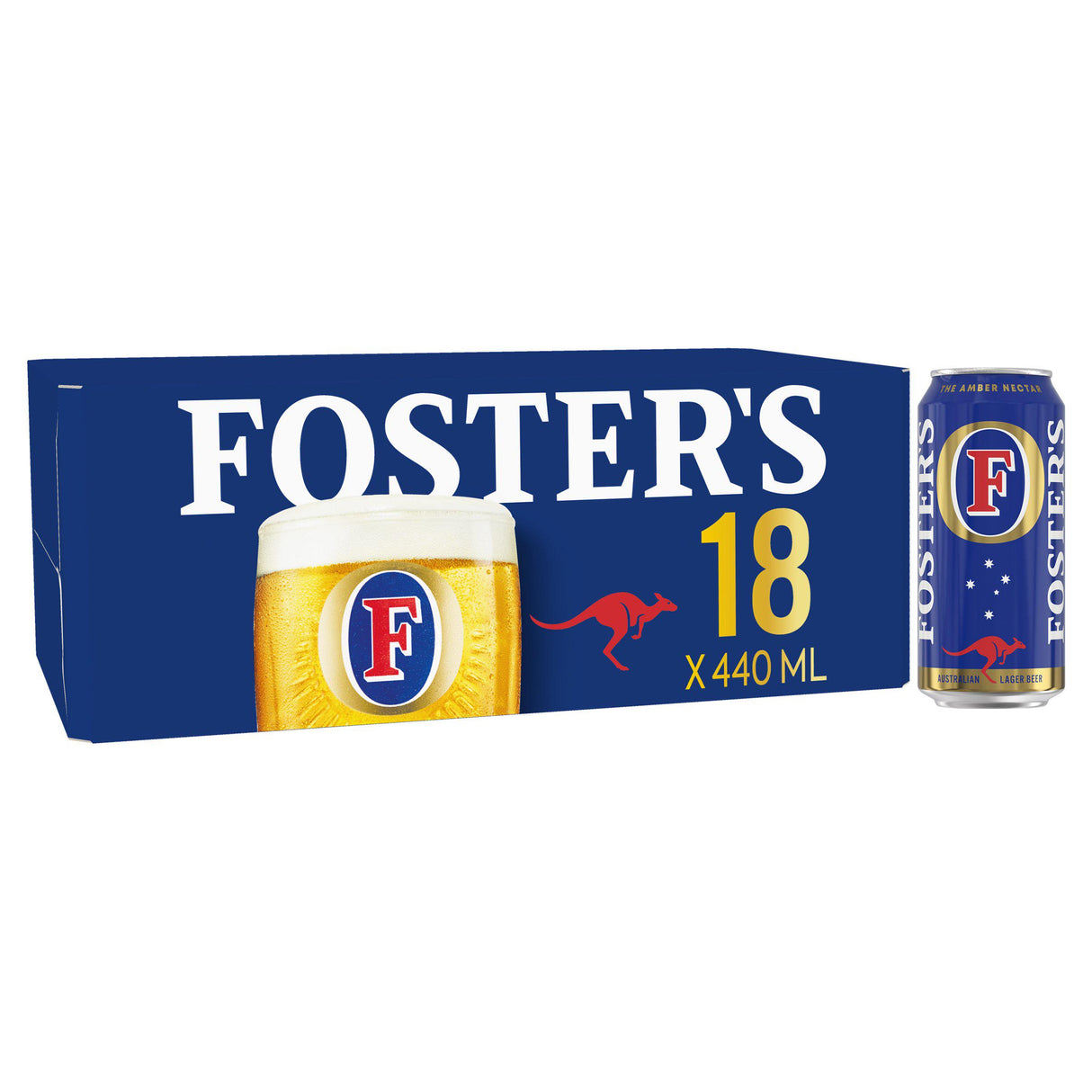 Fosters Lager 18 Pack 440ml