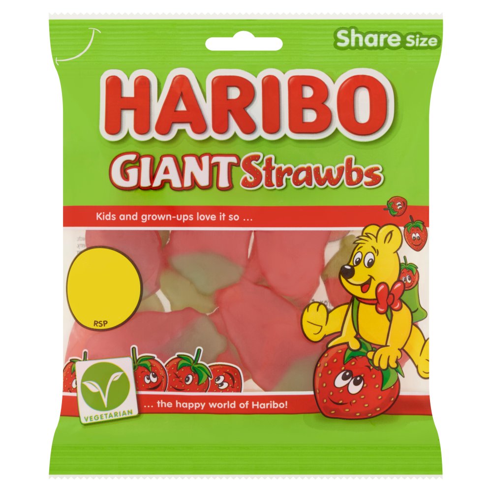 Haribo Giant Strawberry Pm1.25 140g
