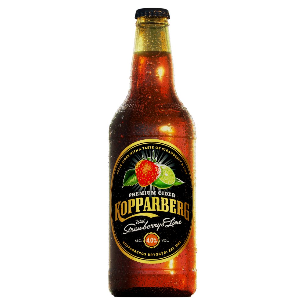 Kopparberg Strawberry and Lime Single Bottle 500ml