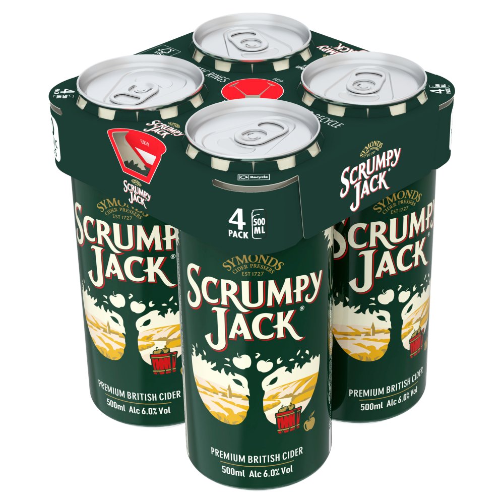 Scrumpy Jack Cider Cans 4x500ml