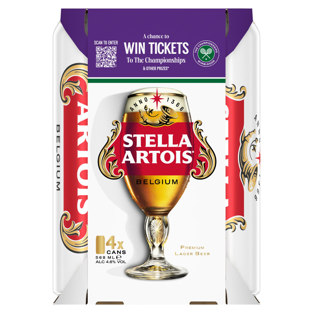 Stella Artois Pint Can Pm £7.79 568ml