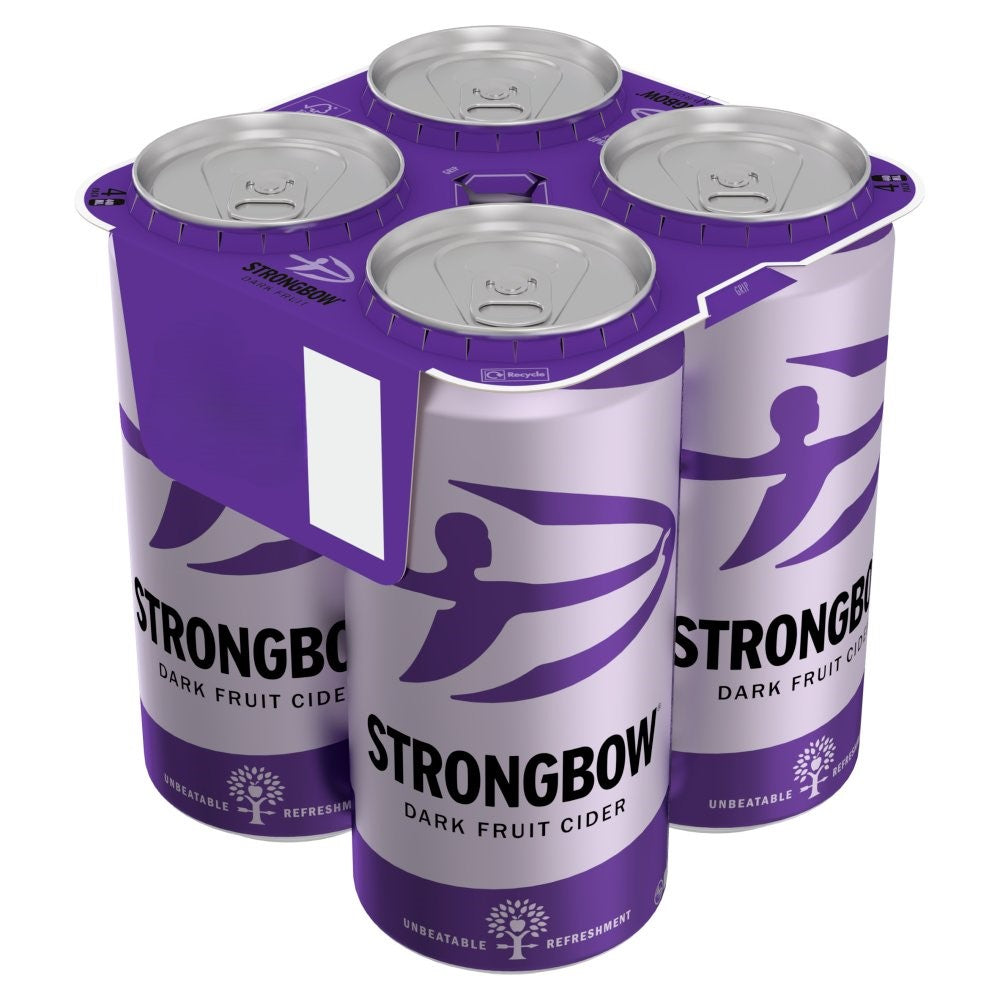 Strongbow Darkfruit Cider Cans 4x440ml